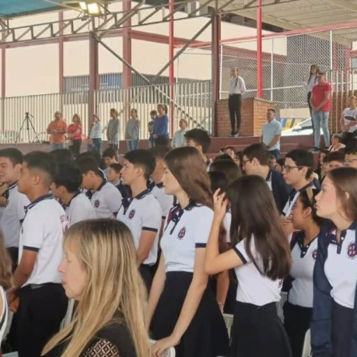 Mons. Rivas presidió eucaristía por  60 aniversario del colegio Santísimo Salvador